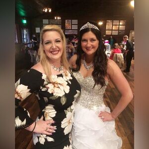 Off the shoulders floral dress